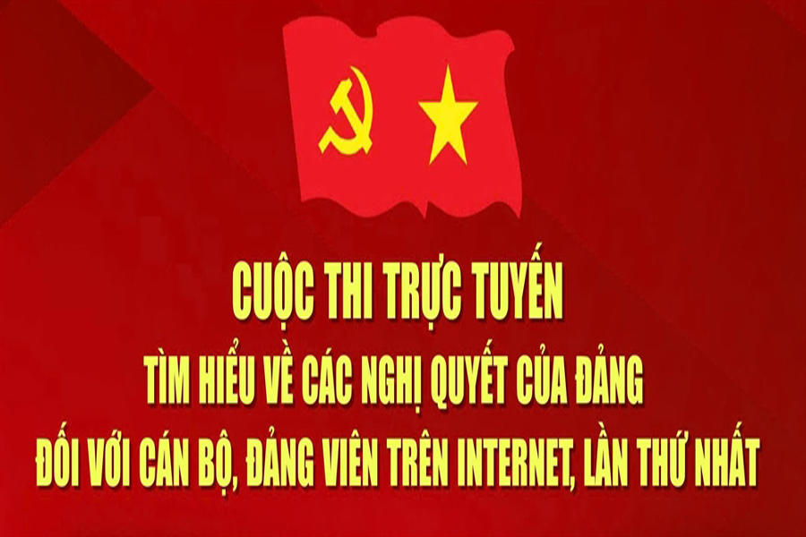 Cuộc thi trực tuyến tìm hiểu về các nghị quyết của Đảng